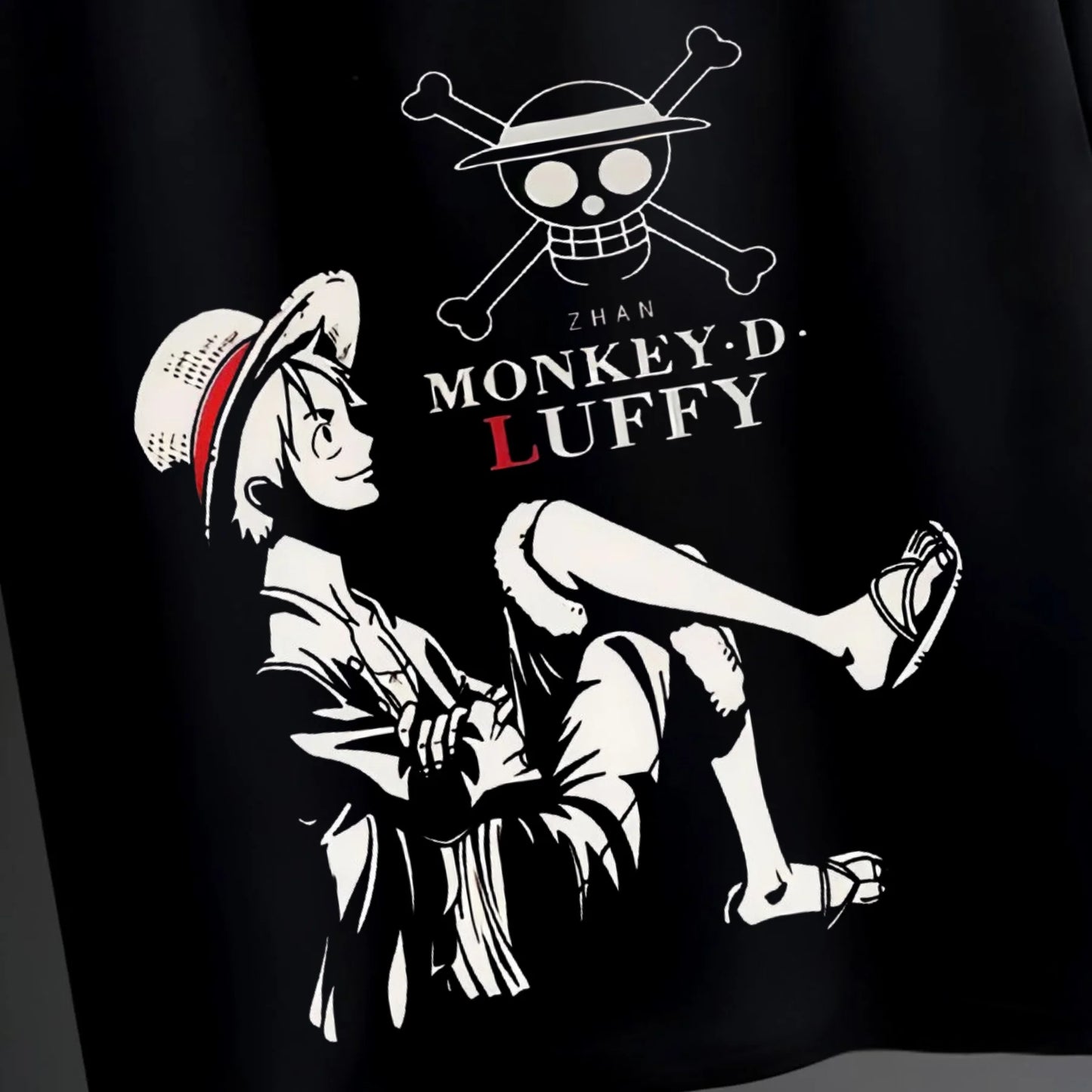 Men's One Piece Anime Printed Tshirt
