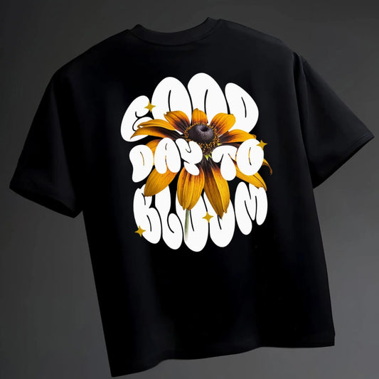 Men's Good to Bloom printed Oversized Tshirt