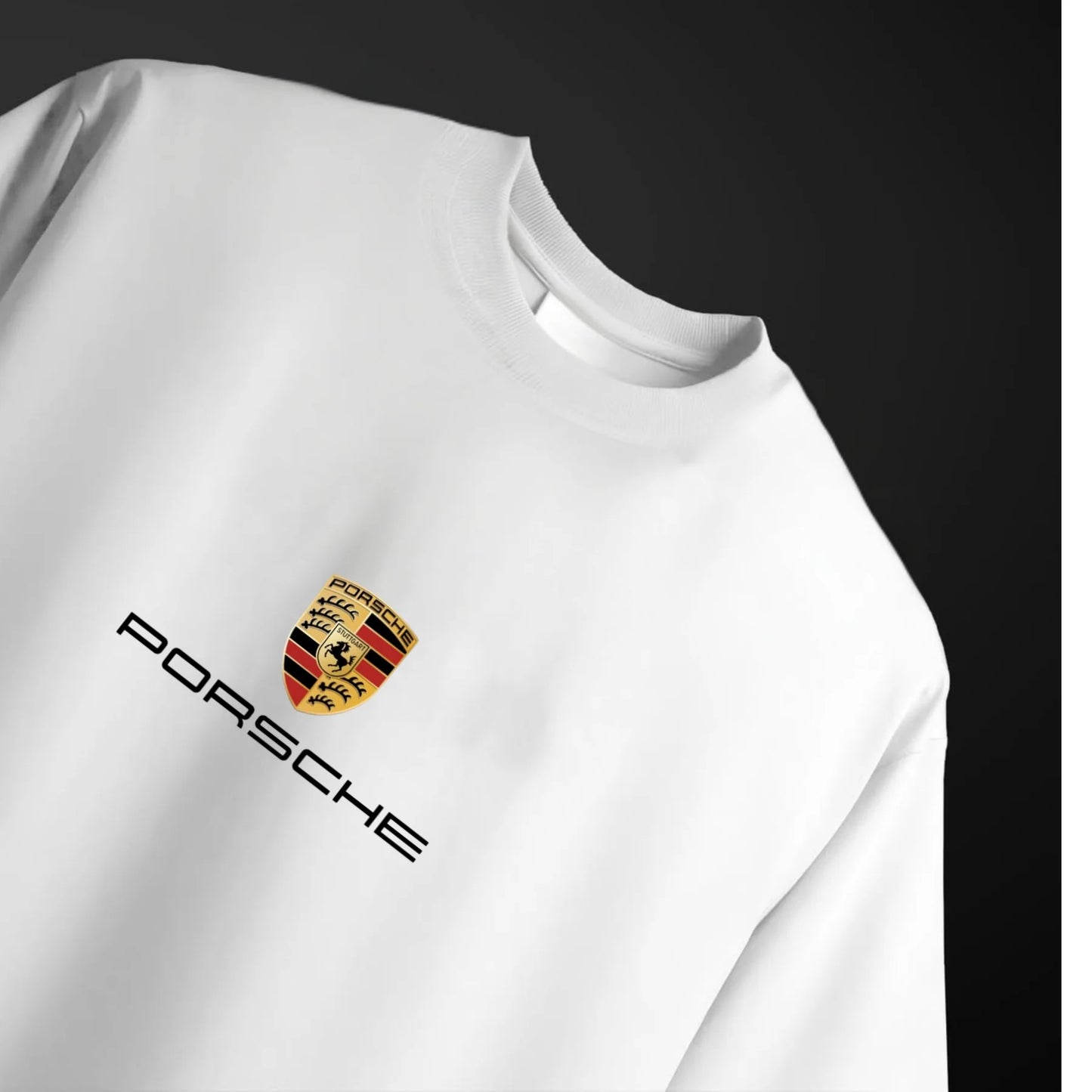 Men's Porsche 911 car printed Oversized Tshirt